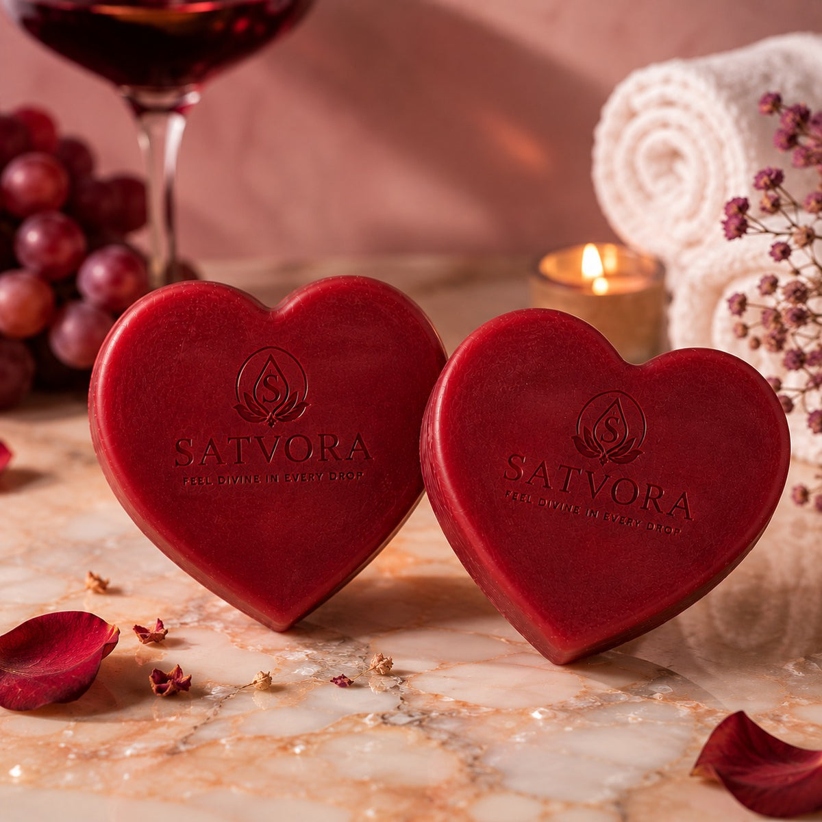 SATVORA Heart Shaped Premium Fragrance Product – Feel Divine in Every Drop
