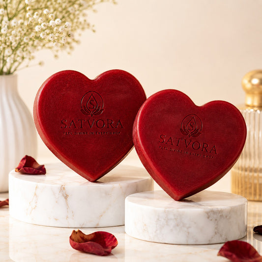 SATVORA Heart Shaped Premium Fragrance Product – Feel Divine in Every Drop Pack of 4