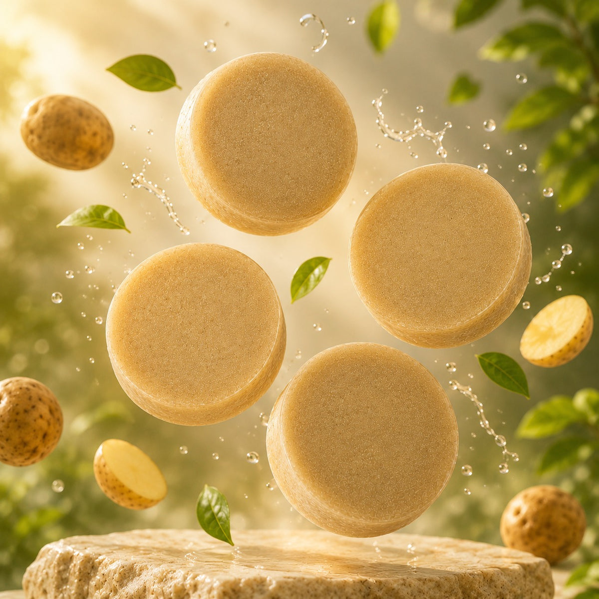 SATVORA Potato Handmade Soap | Nourishing & Gentle Cleansing | 100% Natural