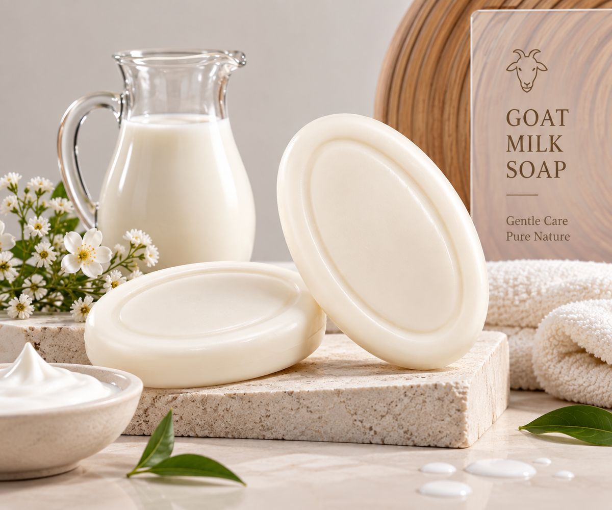 SATVORA Goat Milk Soap | 100% Natural | Nourishing & Gentle on Skin | For All Skin Types